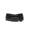 Daks Automatic Belt Cowhide Matte Buckle Dd Louis Pattern Black Dbbe6e838bk