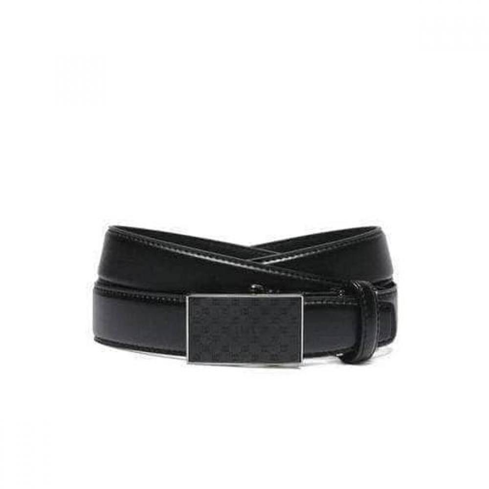 Daks Automatic Belt Cowhide Matte Buckle Dd Louis Pattern Black Dbbe6e838bk