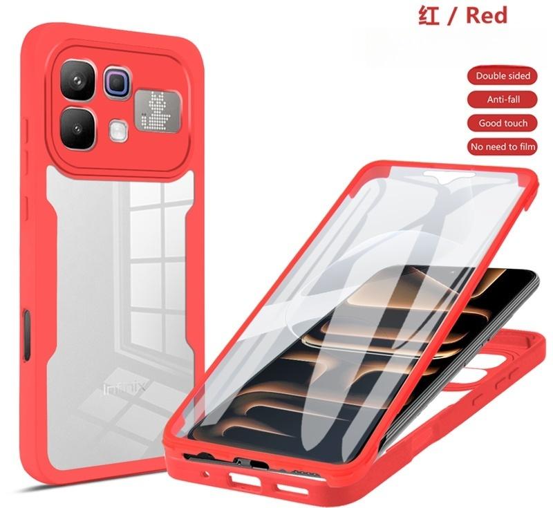 Чехлы Для Infinix Note 60 Pro Note Edge 5G INFINIX Smart 20 4G Hot 60 Pro + 60i 360 Защита Всего Тела Прозрачный Чехол