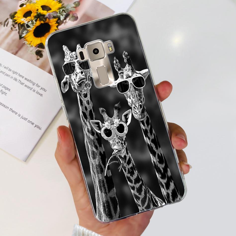 For Asus ZenFone 3 ZE520KL ZA520KL Case Cover Printed Soft Silicone TPU Phone Cases For Asus ZenFone3 5.2“ Z017D Z017DA Z017DB”