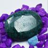 Natural Green Emerald Loose Gemstone 485.65 Ct Oval Cut for Jewelry Making and Gem Collections
