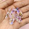 Home Party Supplies Materials DIY Bracelet 5pcs 14.5*31mm Jewelry Accessories Candy Loose Beads Transparent Jewelry Making Mobile Phone Chain