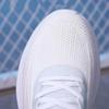Женские спортивные туфли Flyknit, повседневные сетчатые дышащие одинарные туфли, кроссовки со шнуровкой спереди, легкие кроссовки для бега 36-40