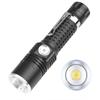Strong Light Flashlight Usb Charging Rotating Zoom Waterproof Outdoor Flashlight (18650 Battery