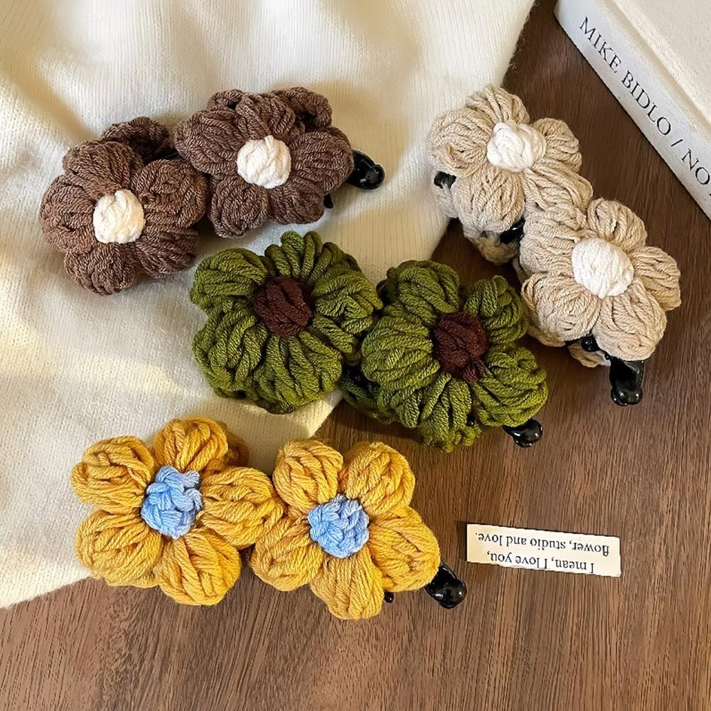 Flower Claw Clip Vintage Back Brain Hairpin Gifts Hair Clips