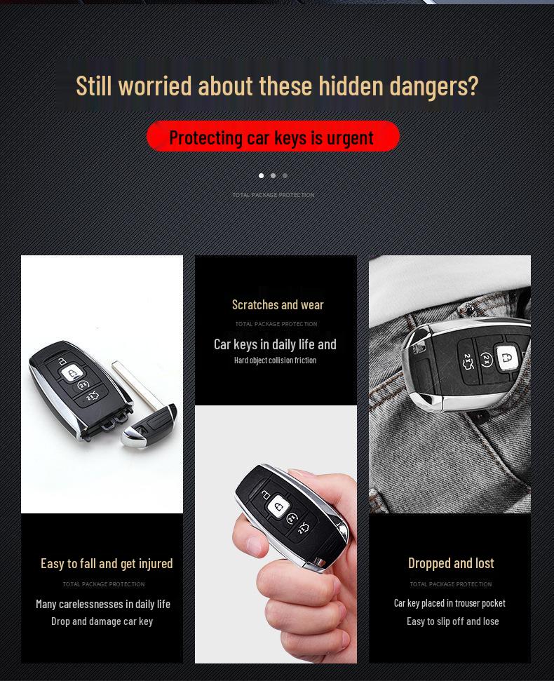 Lincoln Key Fob Shell: Aviator, Navigator, MKZ, Voyager, Continental, Adventurer