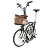 Сумка через плечо для складного велосипеда Rhinowalk Brompton, 6,5 л, водонепроницаемая, с системой roll-top и MOLLE, 2-сторонняя, сумка на руль, сумка-корзина для складного велосипеда (Включает Ра