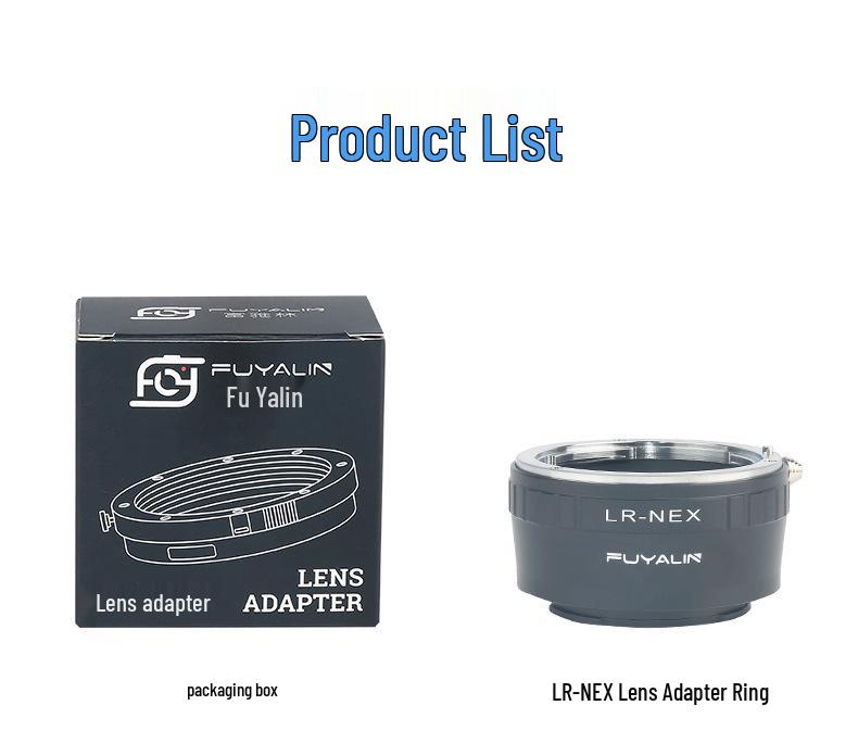 Адаптер объектива LR-NEX для объективов Canon LR на камеры Sony NEX A7 с байонетом E