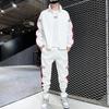 Men's Spring & Autumn Reflective Two-Piece Sports Set - Youth Korean Style