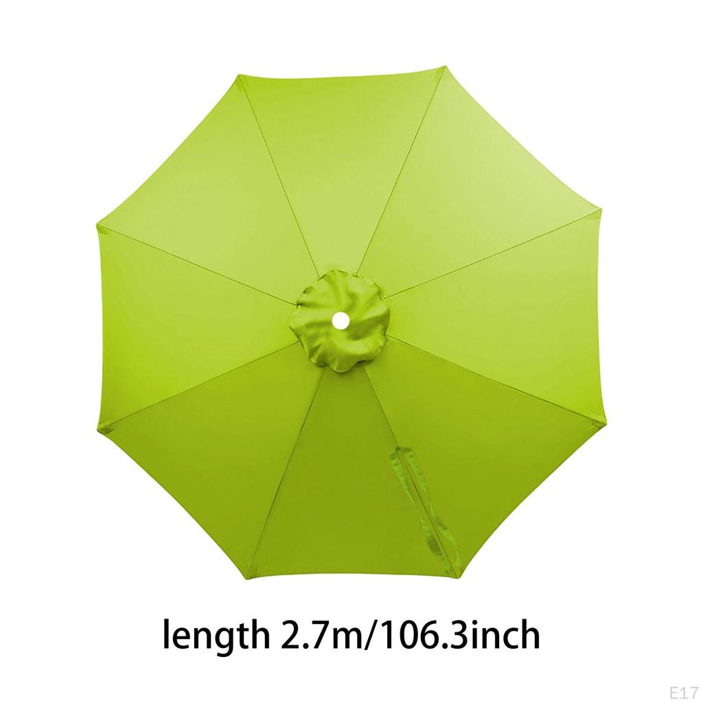 Уличный зонт-стол 6 ребер Ветрозащитный Водоотталкивающий Чехол Замена для Бассейна Двор