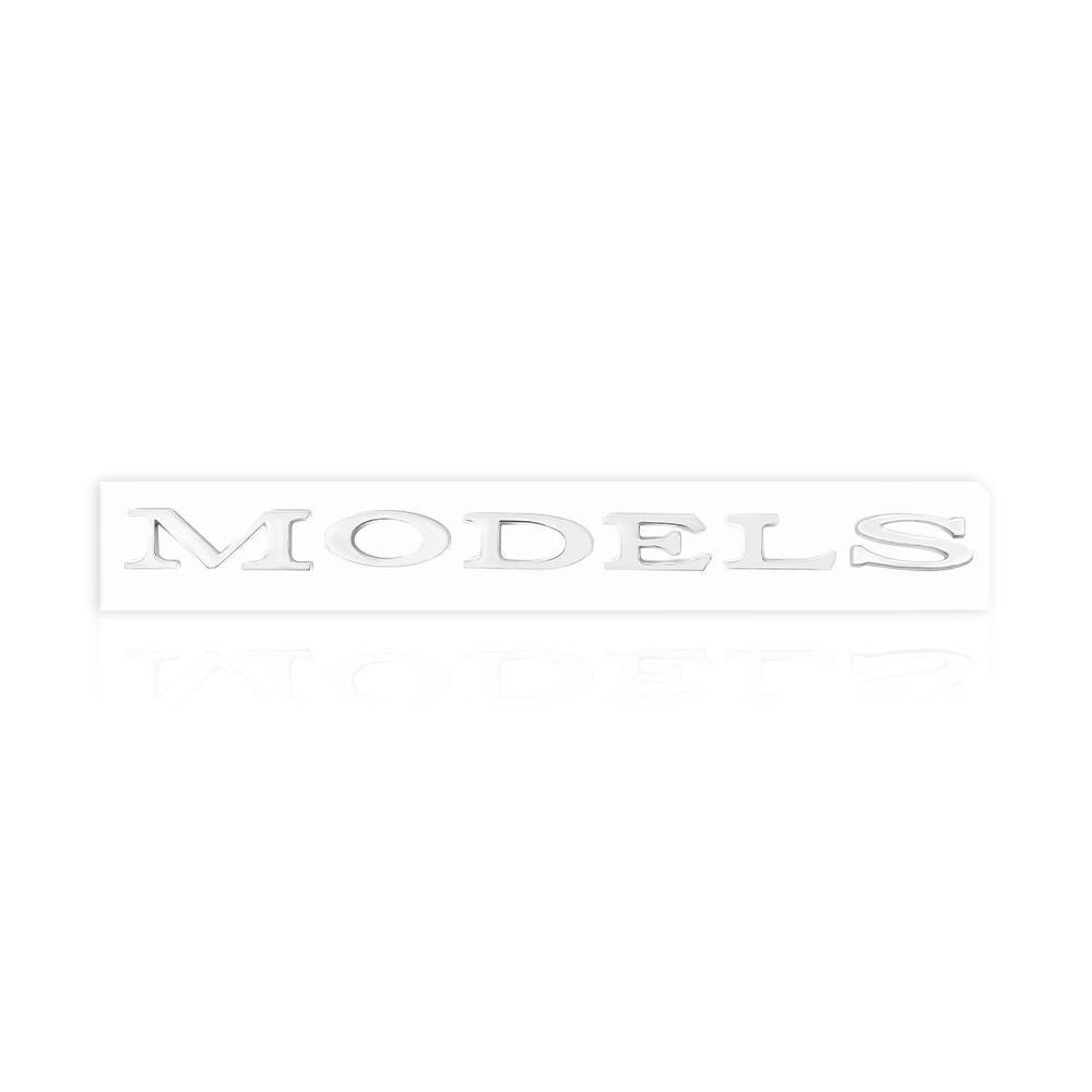 Car Original ABS Letter Logo Rear Tailgate Trunk Emblem Stickers For Tesla MODEL 3 MODEL Y SpaceX DUAL MOTOR Model S Model X