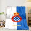 Real Sociedad Crest Design Portable Blanket/Soft Blanket Bedding Blanket Suitable for Travel Camping Living Rooms Offices Sofas Fan Gifts