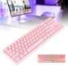 Механическая клавиатура 71 клавиша Синяя   RGB Подсветка Боковая световая полоса Type C Игровая клавиатура для игр