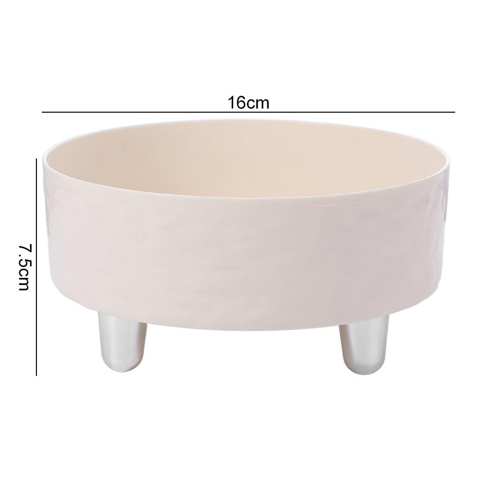 High Foot Dog Cat Bowl Stainless Steel Dog Feeder Dish Raised Dish Pet Food Water Bowls  Indoor
