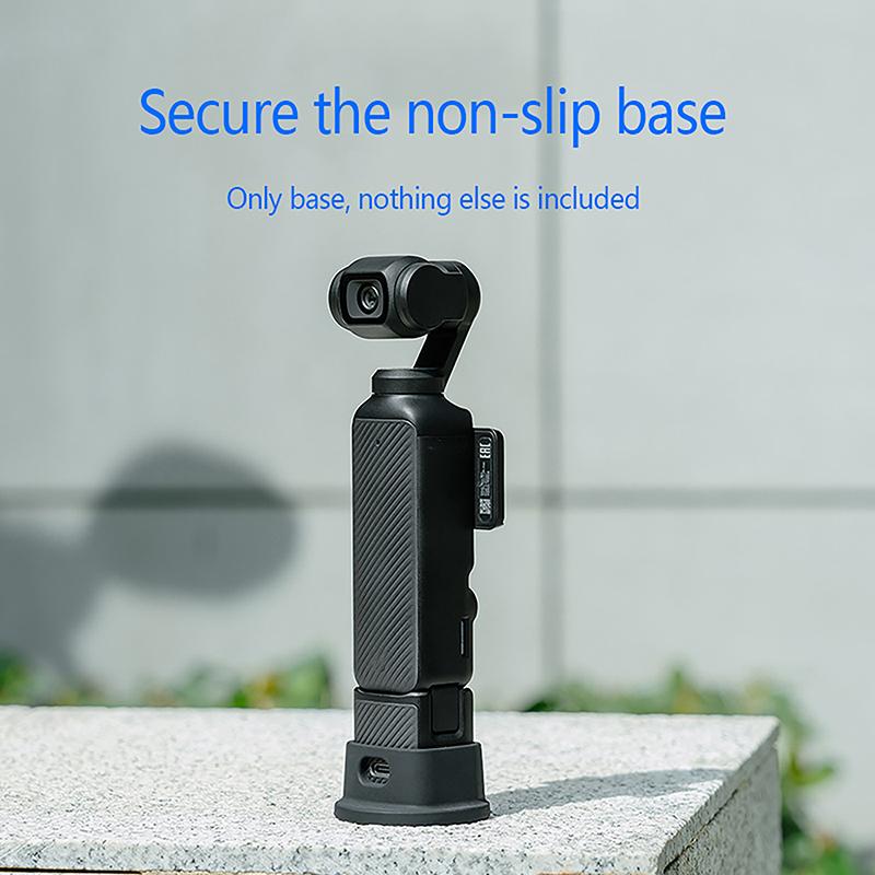 Silicone Non-Slip Dock Desktop Support Base For Osmo Pocket 3 Handheld Gimbal Sport Camera Anti-Skid Fixed Extension Base Stand
