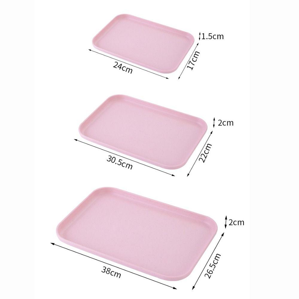 Лоток для столовых приборов Прямоугольный пластиковый лоток для хранения Пшеничная соломенная подставка Новая форма для хлеба Школьный обед