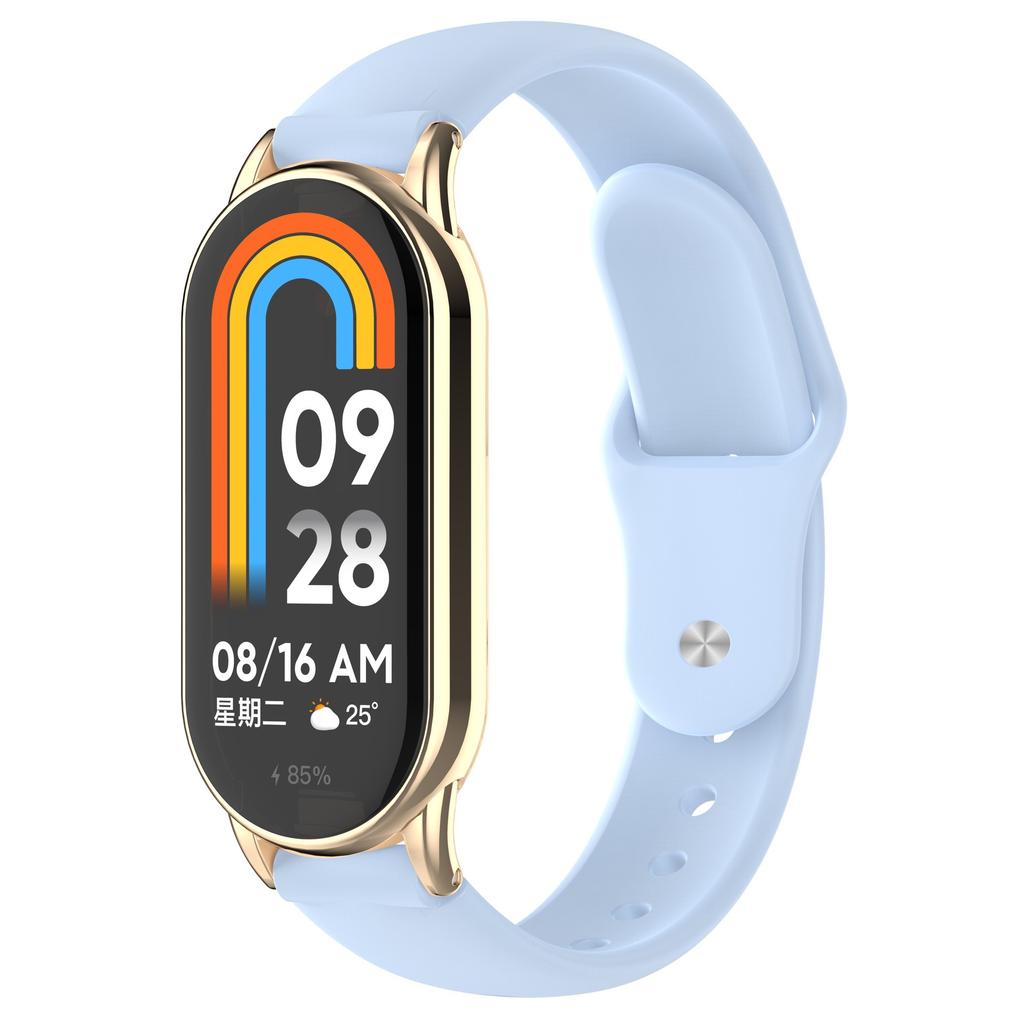 12мм силиконовый ремешок Для xiaomi band 9 8 NFC ремешок-браслет для умных часов Для Huawei band 10 9 8 NFC чехол-крышка ремешок аксессуары