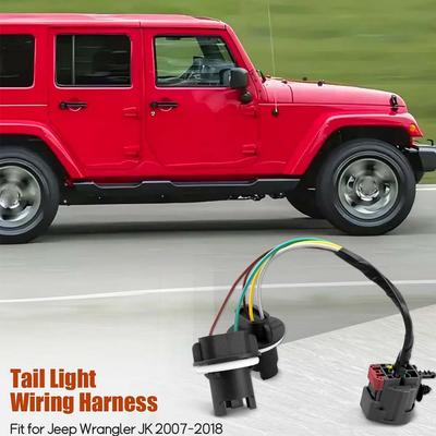 1× Проводка заднего фонаря без лампы для Jeep Wrangler JK 2007-2018 68004166AC 12403.49