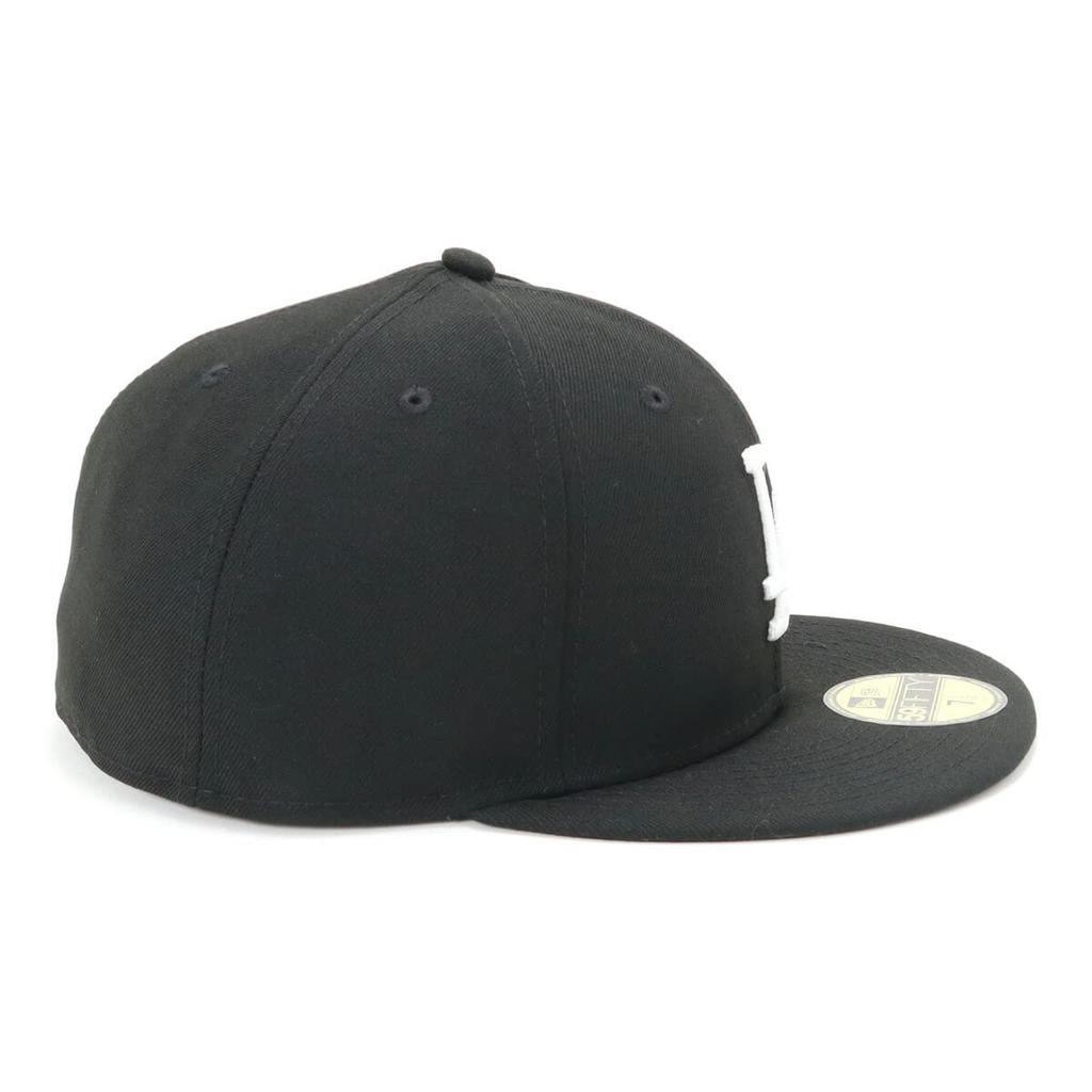 Кепка с плоским козырьком MLB Dodgers LA 7 5950 LOSDOD BLK SWHI 25J [New Era] черная/белая 1/4