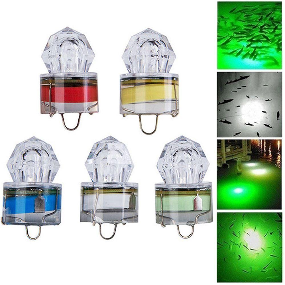 LED Flashing LED Fishing Lamp Plastic Night Fishing Lamp LED Fish Attracting Indicator Underwater