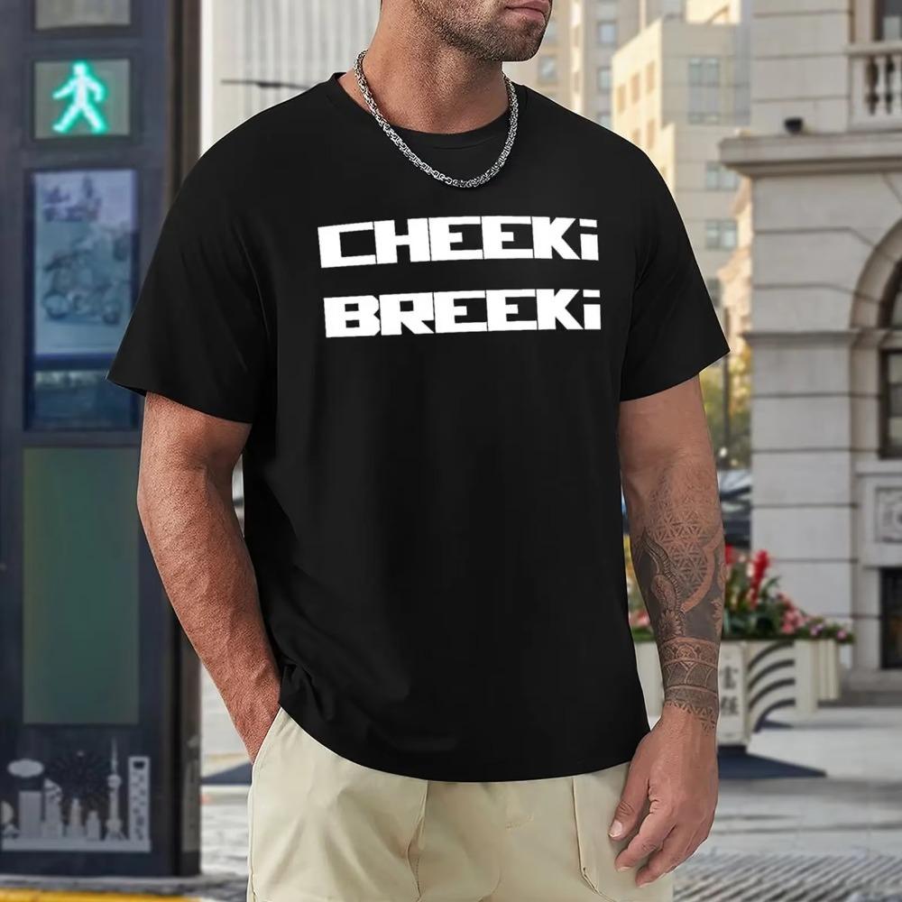 Футболка с круглым вырезом Escape From Tarkov Cheeki Breeki Essential Move Tees Cute Graphic Travel, размер E
