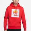 Nike Sportswear Fleece-Lined Hoodie With Shoebox Fries Print Men Tops Red DM2275-657