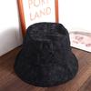 Korean Foldable Flower Summer Hat Basin For Women Sun Protection Pure Color Caps Sun Cap Sun Hat Female Hats Lace Bucket Hat