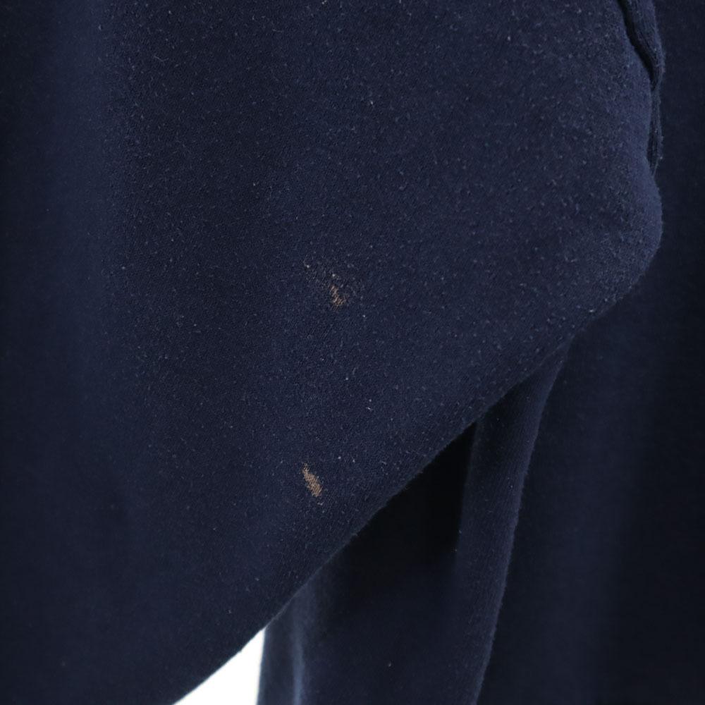 Velva Sheen 90s Old Mickey Mouse Long Sleeve Sweat Trainer L Navy Disney Men's Used