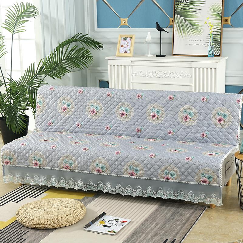 Universal Stretch Sofa Bed Cover Couch Covers Armless Sofa Cover Washable Elastic Folding Furniture Sofa Bed Covers