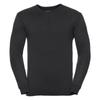 Russell Collection Mens V-Neck Knitted Pullover Sweatshirt