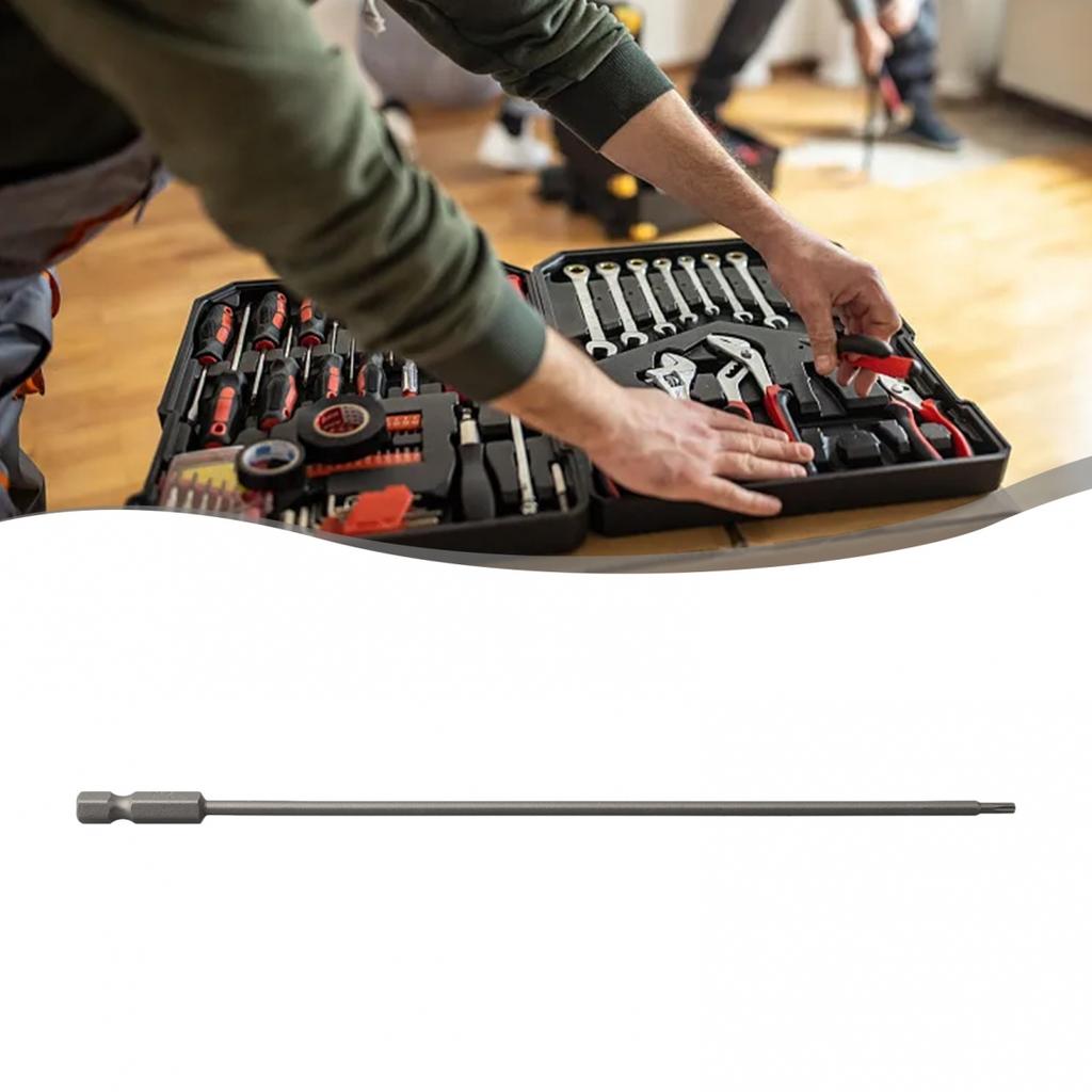 Набор бит Torx для отвертки Torx 1 шт., серый шестигранный хвостовик