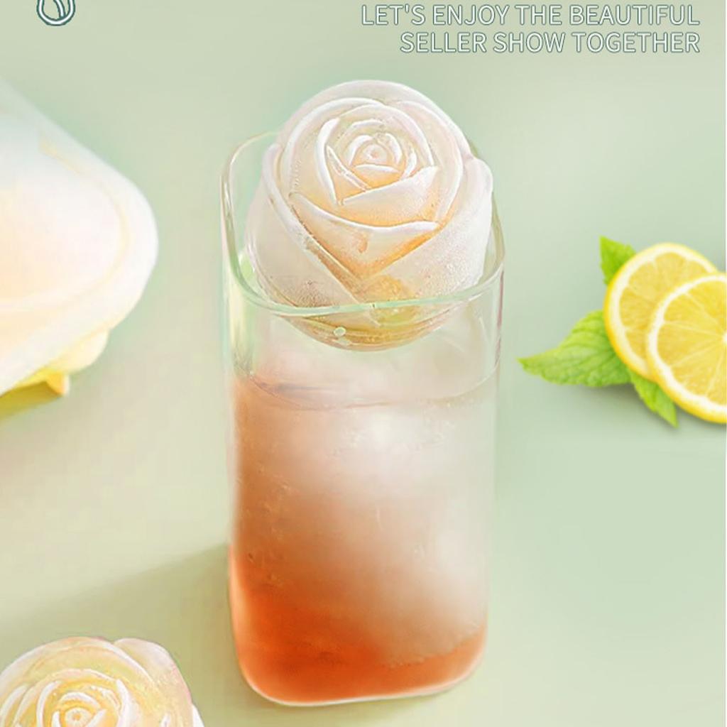 Форма для льда в форме розового сердца и бриллиантов, форма для кубиков льда из пищевого силикона, форма для приготовления льда для любителей виски и барменов