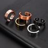 Magnetic Copper Open Ring for Women & Men – Adjustable Smooth Finish Fashion Jewelry