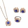 Sparkling Women's Rhinestone Jewelry Set Crystal Rhinestone Studded Jewelry  Wedding Occasion