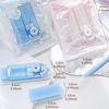 Sliding Eraser Refill Set Sparkling & Transparent Refillable Less Dust Cleaning Correcting Tools
