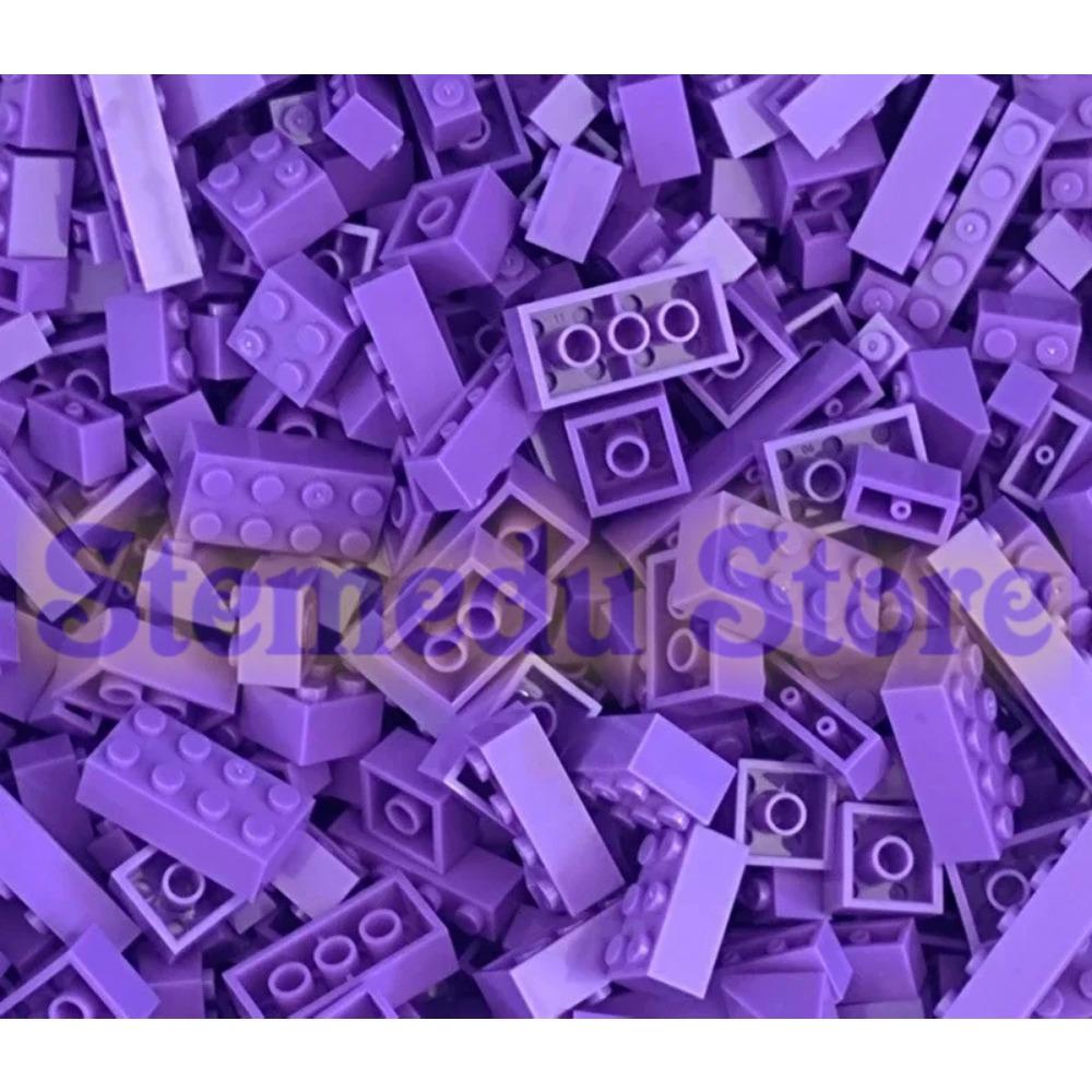 125 г Набор Строительных Кубиков Большой Упаковкой Сортировка по Цветам Кубики Блоки Пластины Игрушки Мелкие Частицы Совместимые с Крупными