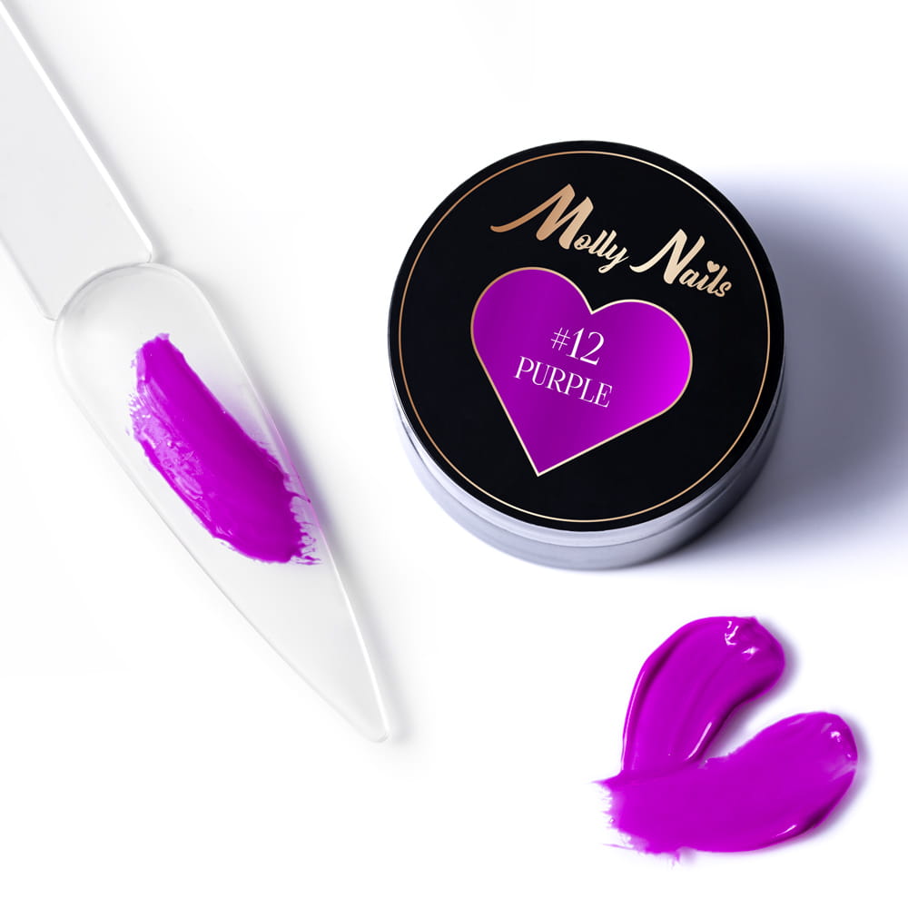 Pasta Do Zdobień Proart Paste Molly Nails Purple Hema/Di-Hema Free 5G Nr 12