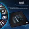 AOC M90/93 Gaming Mouse Pad Small Size 270*220*3mm, Thickened with Locked Edges, Office Keyboard Computer Desk Pad, Black, Pack of 3