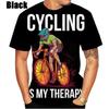 New Bicycle T-Shirt Men's Cycling Clothing 3D Bicycle Graphic Apparel Oversized Short Sleeve Tops Outdoor For Men T-Shirts 2024