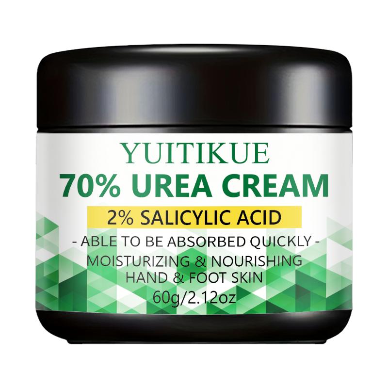 YUITIKUE 70 Urea 2% Salicylic Acid Foot Hand Cream Remove Dead Skin Soften Calluses Hydrate Chapped Dry Skin Fast Absorb Body Lotion