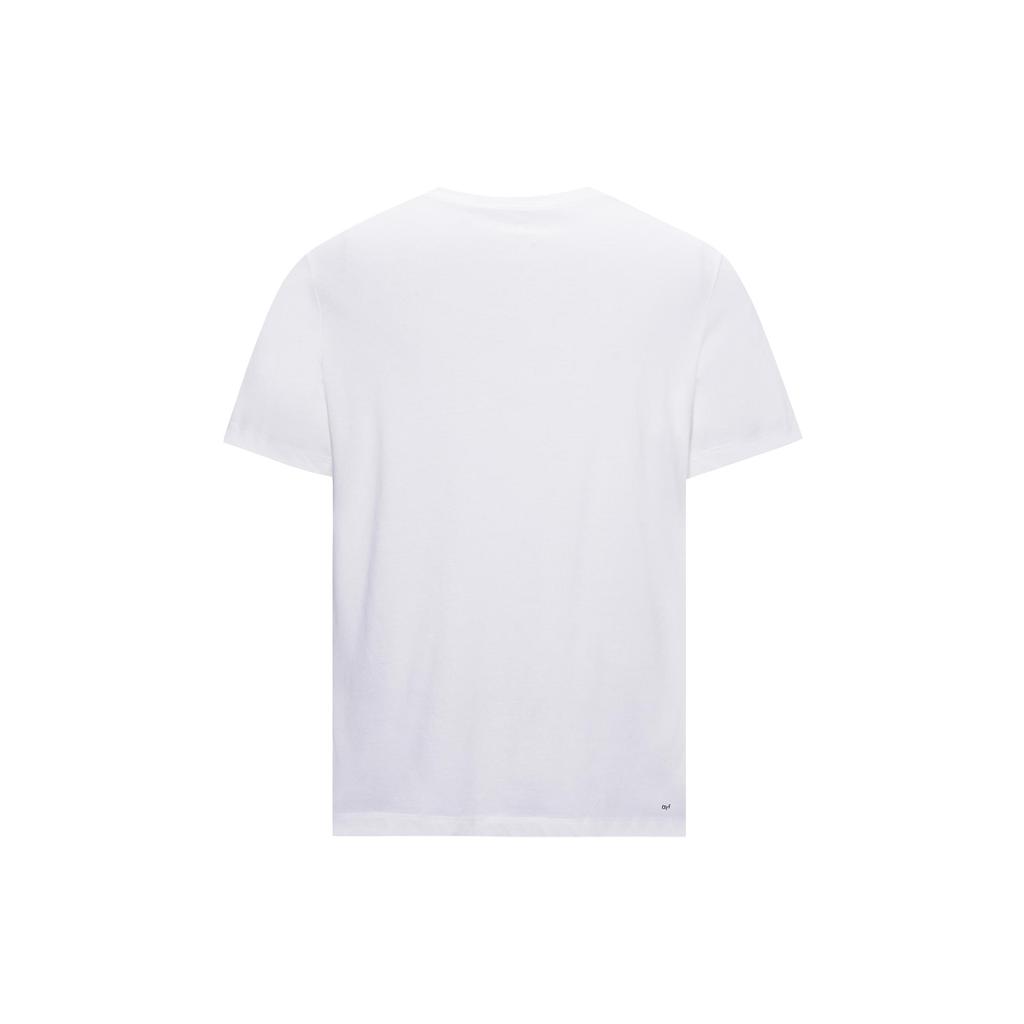 Jordan T Shirt Asian Version Men's White/Training Red CW5191-101