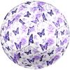 1PC Purple Floral Butterflies Soccer Ball Size 5 Football Machine Sewn Indoor/Outdoor Universal Football Gift W49
