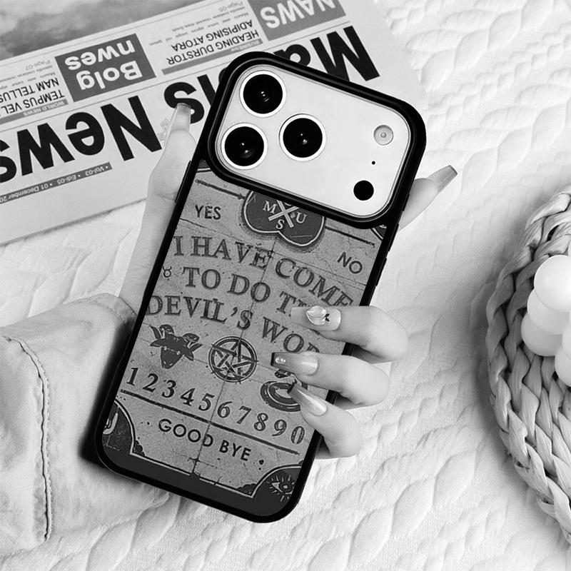 Ouija Board Phone Case For IPhone 17 16e 15 14 13 12 11 Pro Max Air Mini Soft Protective Cover