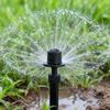 50Pcs Irrigation Drippers Adjustable Micro Spray Drippers 360 Degree Circle Spray Irrigation System Sprinklers for Flower Bed Garden Lawn