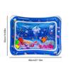 Summer Cooling Pet Water Bed Water Sensory Playmat with Fish Water Sensor Play Mat Tummy Time Water Play Mat for Bored Cats