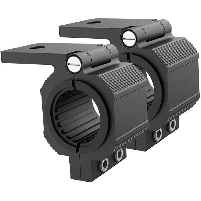 Audak 1 Pair Aluminum Mounting Bracket Kit Tube Clamp For 1.125 1.25 1.375 1.5 Inch Bullbar Roof Rack Roll Cage Horizontal Bar (1.1 To 1.5 Inch