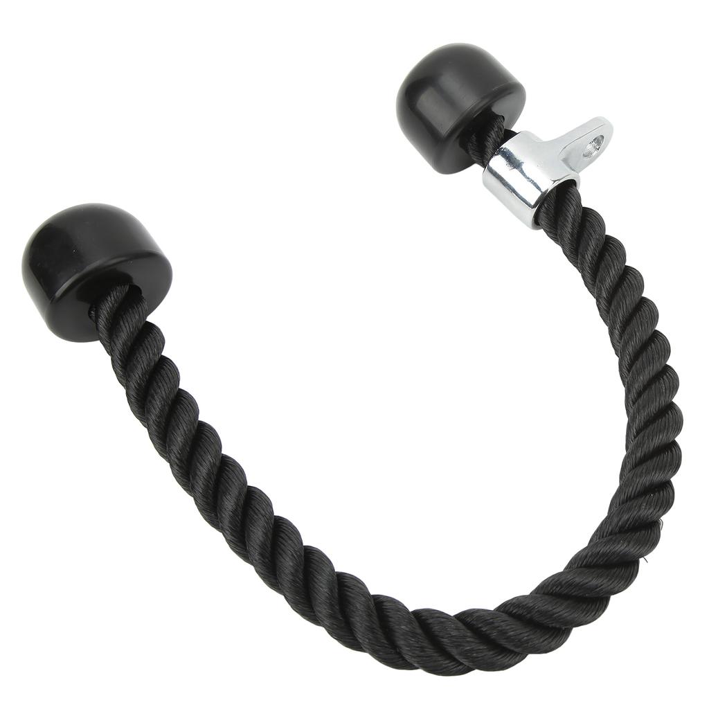 Двуглая тренировочная веревка для тяги бицепса вниз, тренажерный зал, упражнение на трицепс, фитнес, веревка с натяжением