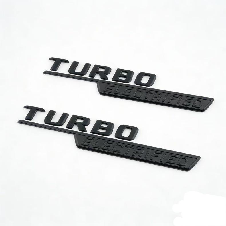 Наклейка на крыло боковой шильдик Mercedes-Benz C-Class AMG TURBO ELECTRIFIED