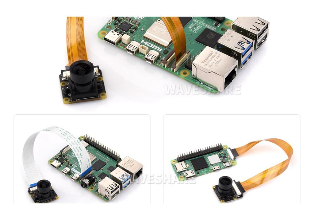 2MP Camera Module IMX290 Sensor, No Distortion, Raspberry Pi Compatible
