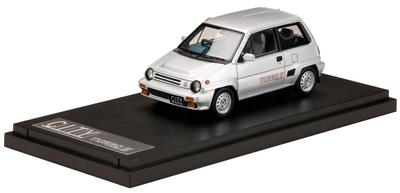MARK43 Honda CITY TURBO II Кварцевый серебристый металлик Готовый продукт PM43139S 1/43